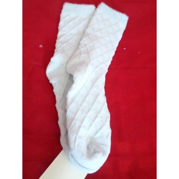 1 Pair Cozy Double Layer Aloe Infused Women Crew Cuddly Comfy Soft Sock 4-10 - Picture 3 of 3